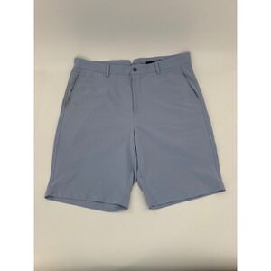 Dunning Mens Golf Shorts Light Blue Performance Stretch Size 36
